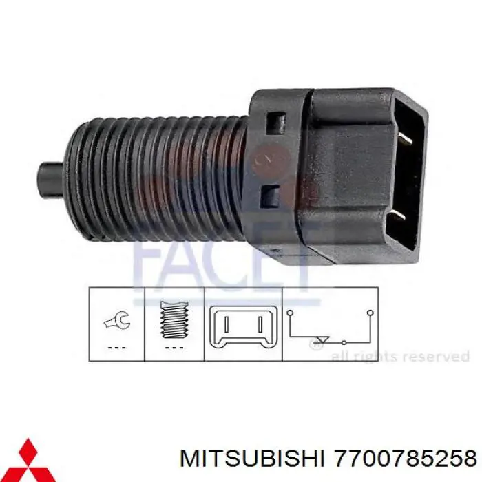7700785258 Mitsubishi датчик включения стопсигнала
