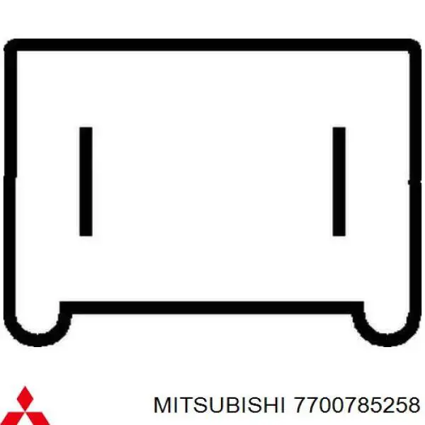 Лягушка Mitsubishi 7700785258 цена, от 3.27 USD