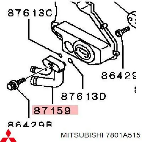 7801A515 Mitsubishi 