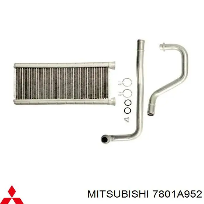 Radiador de forno (de aquecedor) para Mitsubishi Space Star (A0)