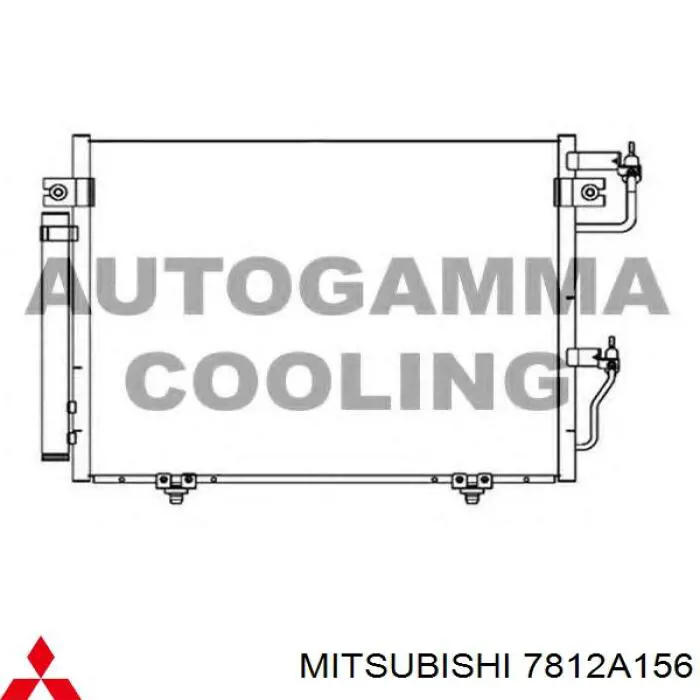 Condensador aire acondicionado 7812A156 Mitsubishi