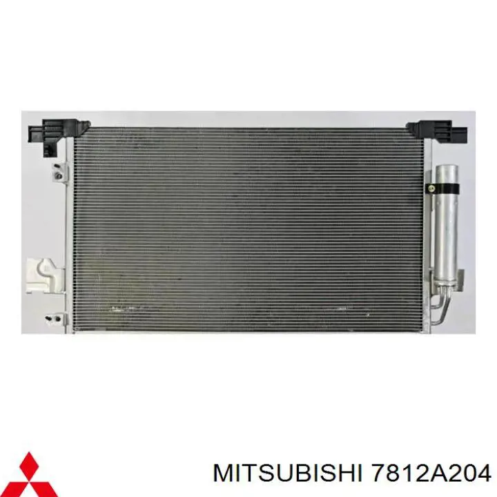 Радиатор кондиционера Митсубиси Аутлендер CW (Mitsubishi Outlander)