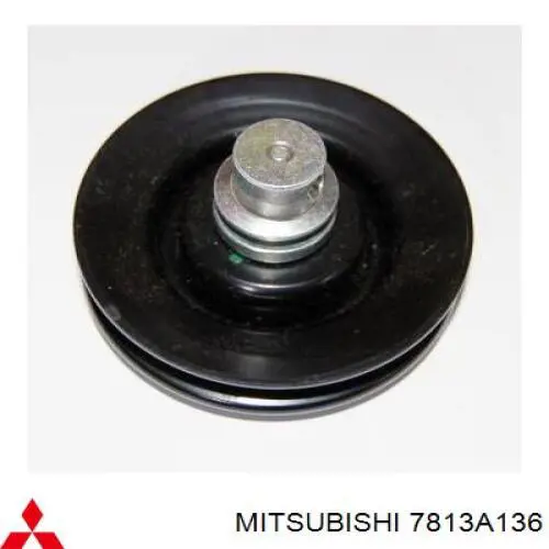 Rodillo, correa trapecial poli V 7813A136 Mitsubishi