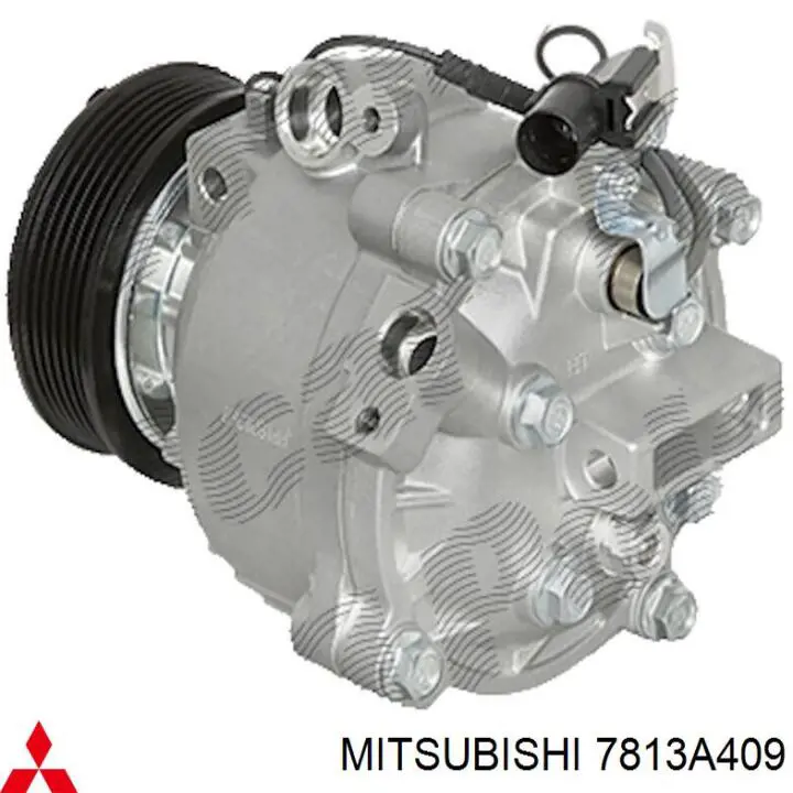 Компрессор кондиционера 7813A409 Mitsubishi