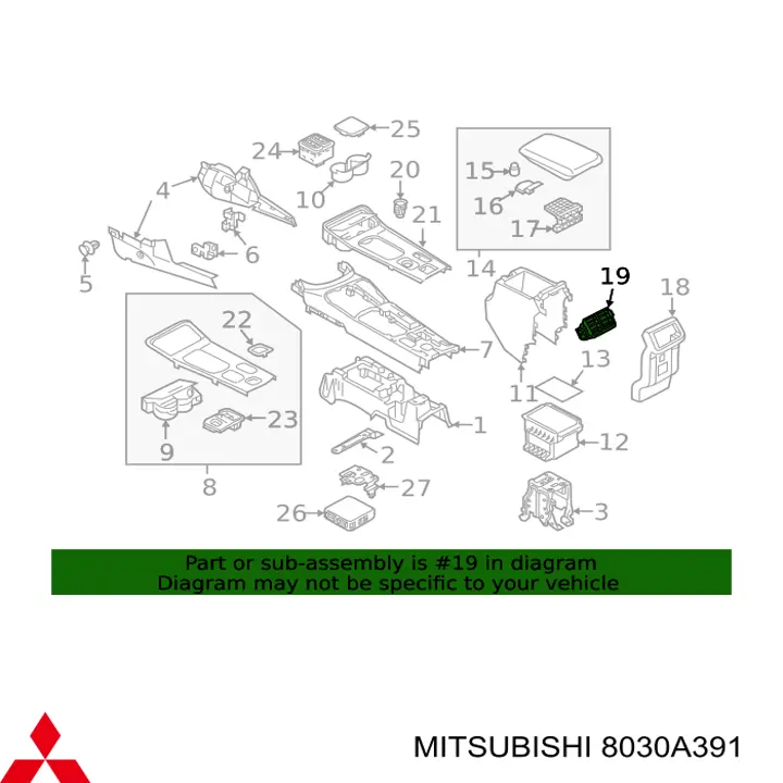  8030A391 Mitsubishi