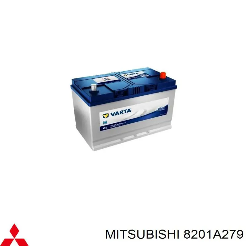 Купить Аккумулятор Mitsubishi 91 А/ч (8201A279)