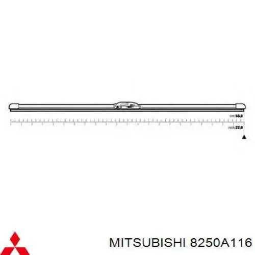 Щетка-дворник лобового стекла, пассажирская Mitsubishi 8250A116 цена, от 7.89 USD