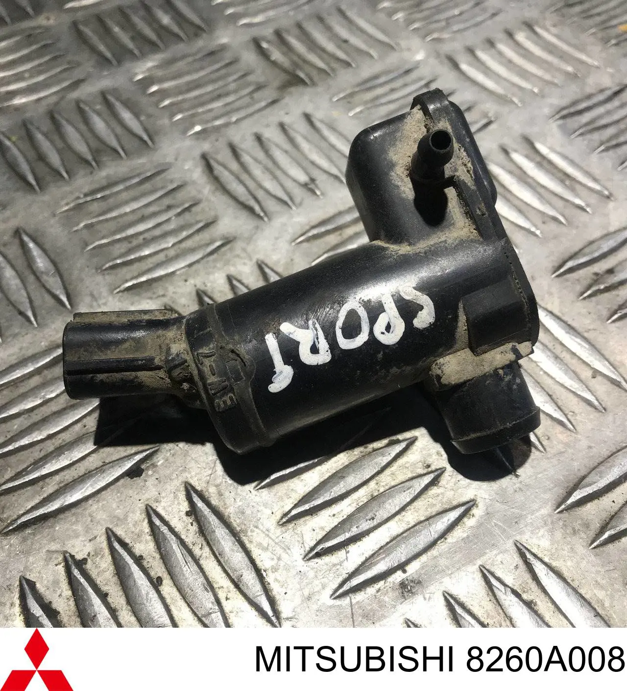 Bomba de motor de fluido para lavador de vidro dianteiro para Mitsubishi L 200 (KA_T, KB_T)