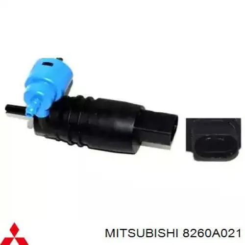 8260A021 Mitsubishi насос-мотор омывателя стекла переднего/заднего