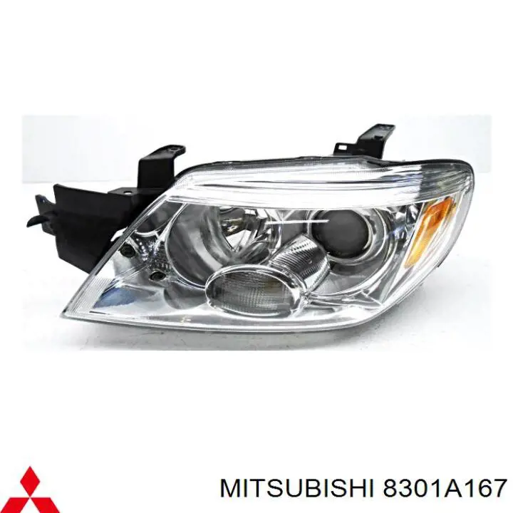 8301A167 Mitsubishi фара левая