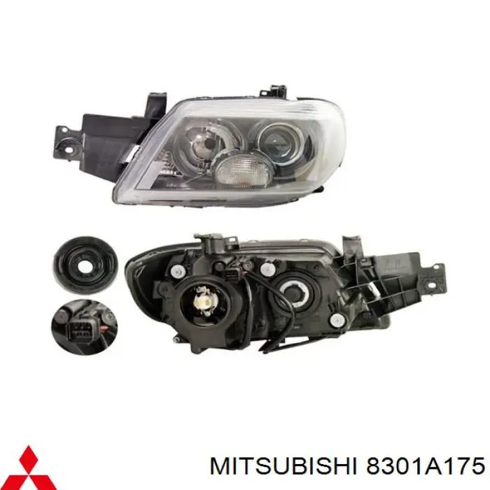 8301A191 Mitsubishi фара левая