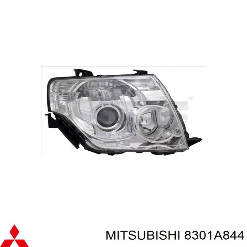 8301A350 Mitsubishi фара правая