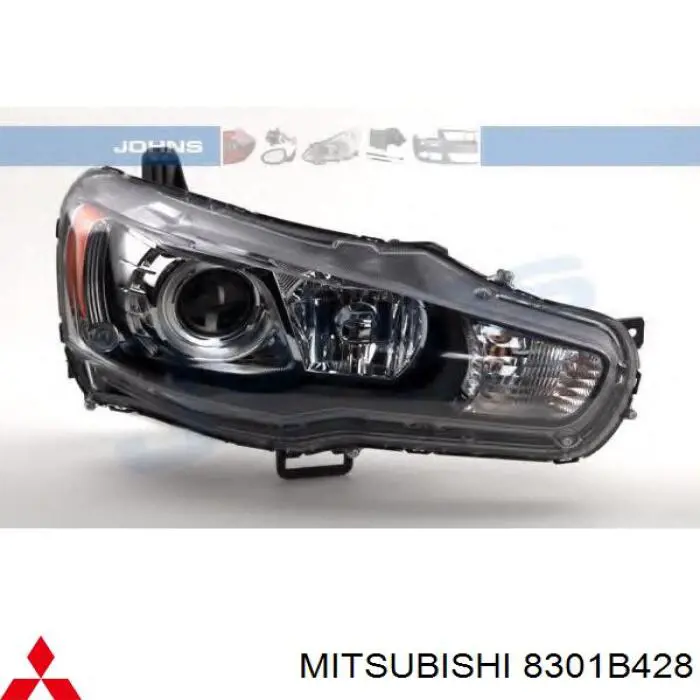 Фара правая 8301B428 Mitsubishi