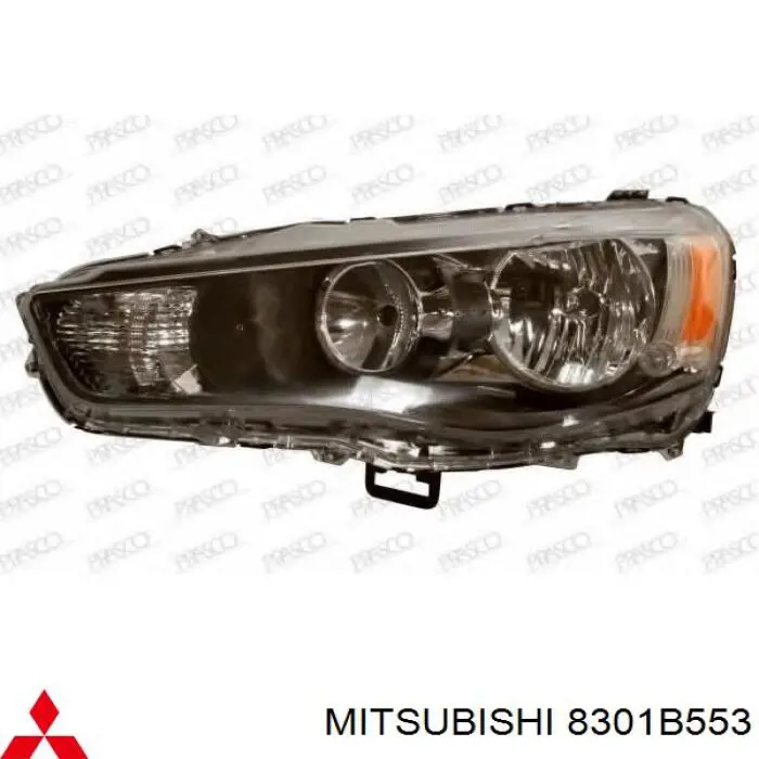 Фара левая Mitsubishi 8301B553