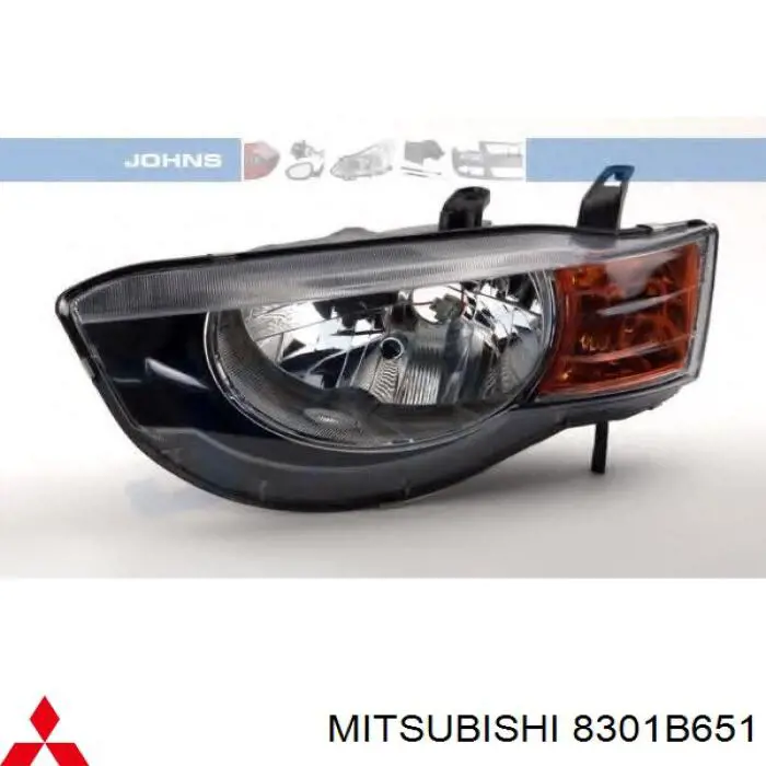 Фара левая 8301B651 Mitsubishi