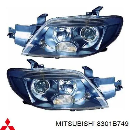 8301B749 Mitsubishi фара левая