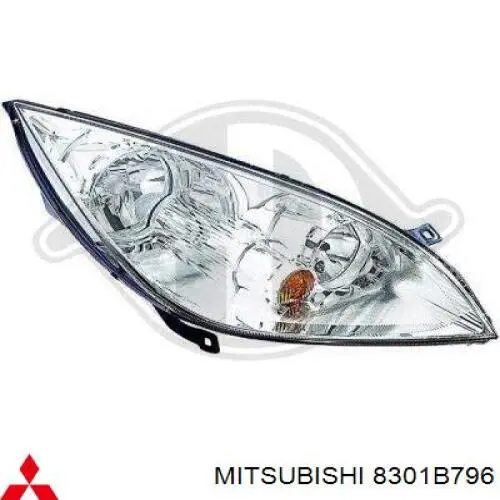 Правая блок фара Mitsubishi 8301B796 цена, от 211.81 USD
