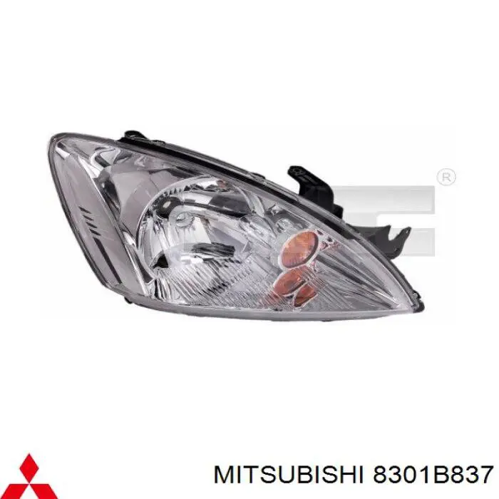 8301B837 Mitsubishi фара левая