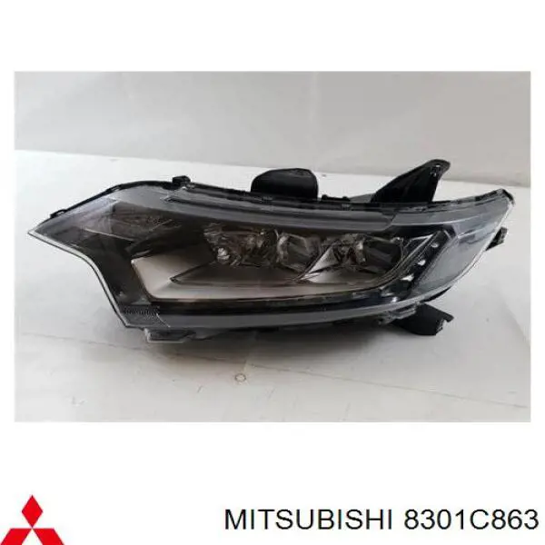 Фара левая Mitsubishi 8301C863