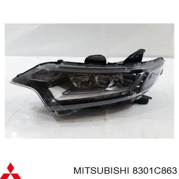 Левая фара 8301C863 Mitsubishi