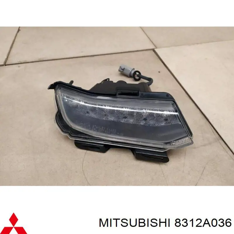 Фара дневного света правая на Mitsubishi ASX GA