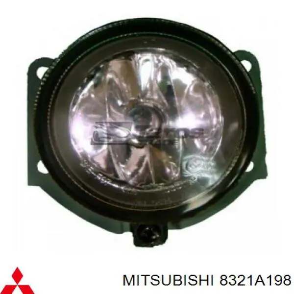 Luzes de nevoeiro esquerdas/direitas para Mitsubishi Lancer (CY_A, CZ_A)