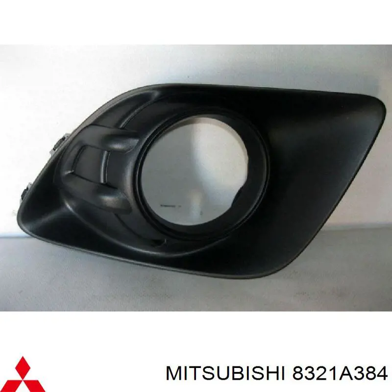 Ободок (окантовка) фары противотуманной правой 8321A384 Mitsubishi