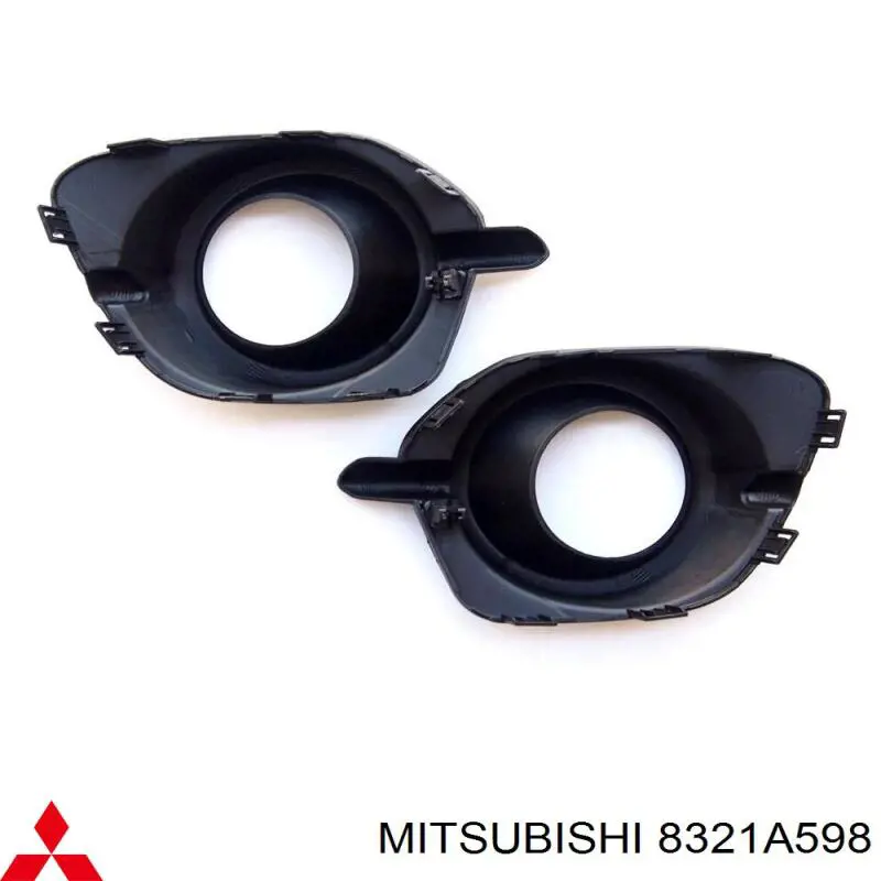 Купить 8321A598 Mitsubishi Ободок (окантовка) фары противотуманной правой