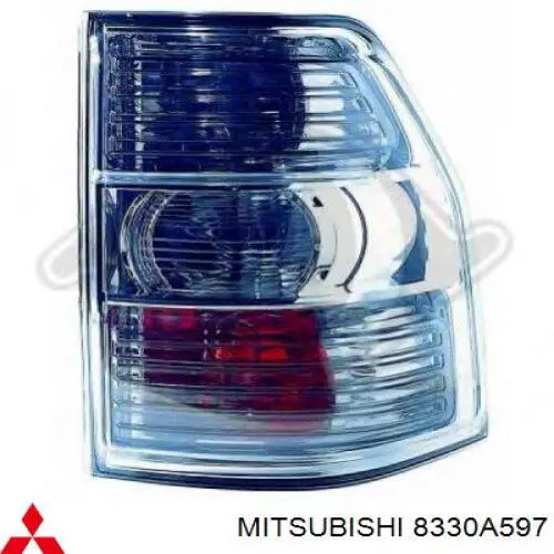 8330A597 Mitsubishi фонарь задний левый