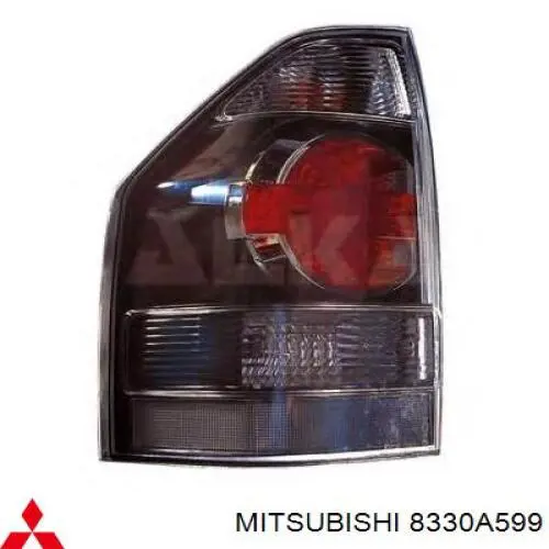 Фонарь задний левый 8330A599 Mitsubishi