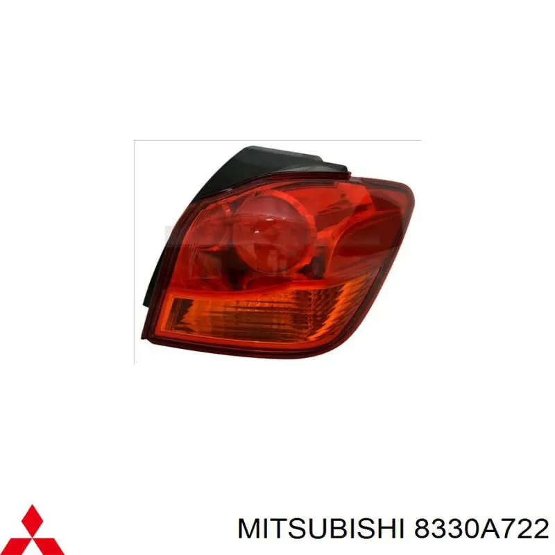 Фонарь задний правый внешний Mitsubishi 8330A722