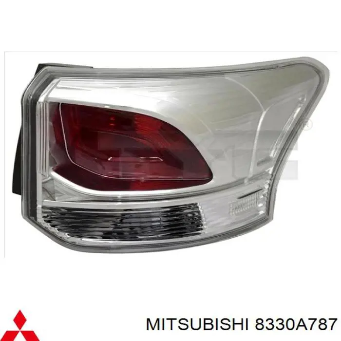8330A787 Mitsubishi фонарь задний левый