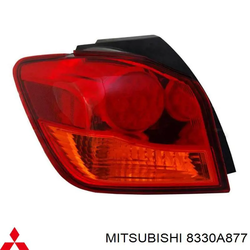 8330A877 Mitsubishi фонарь задний левый