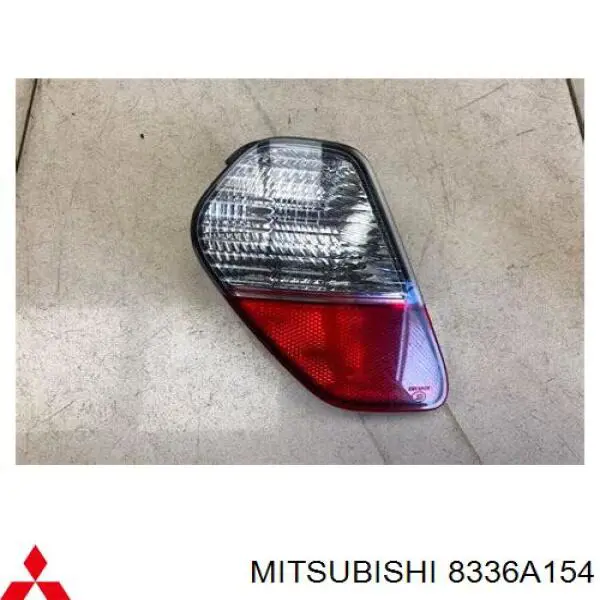 Lanterna do pára-choque traseiro direito para Mitsubishi Outlander (GF, GG)