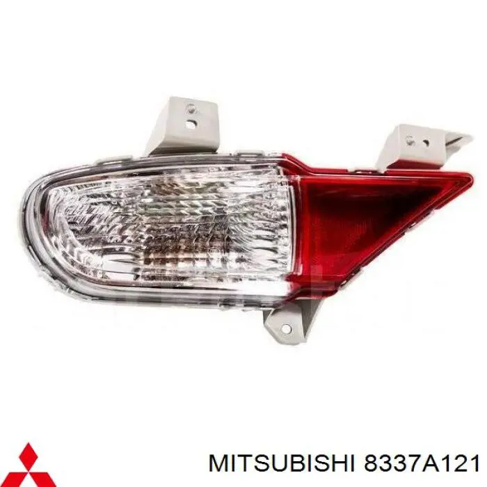 8337A077 Mitsubishi lanterna do pára-choque traseiro esquerdo