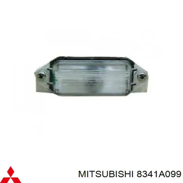 Фонарь подсветки заднего номерного знака на Mitsubishi Outlander CU