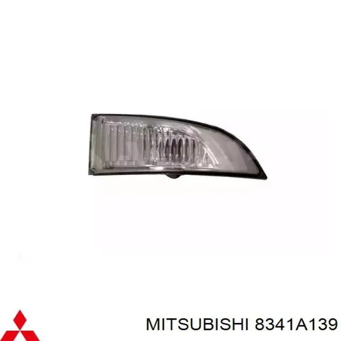 8341A139 Mitsubishi lanterna da luz de fundo de matrícula traseira