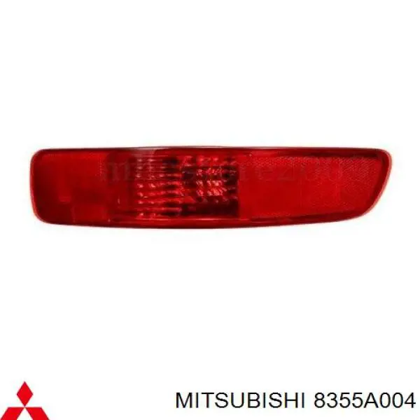 8355A004 Mitsubishi катафот (отражатель заднего бампера правый)