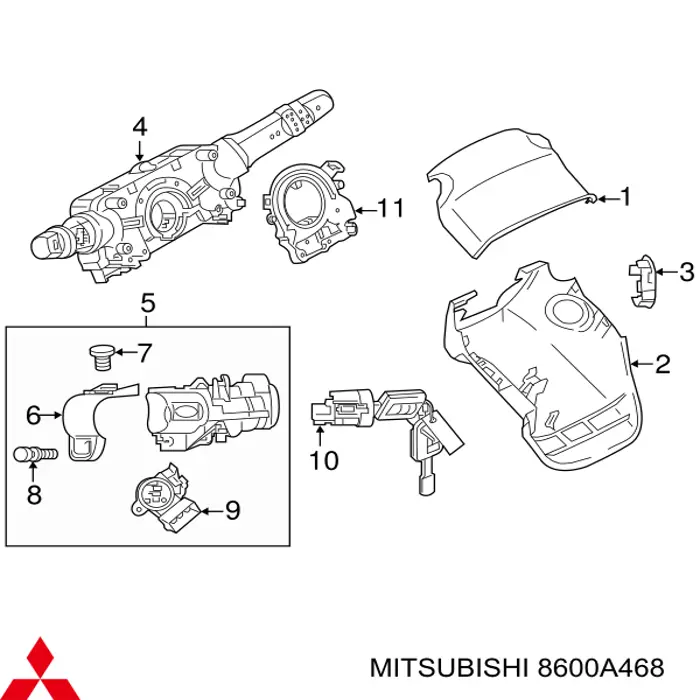  8600A468 Mitsubishi