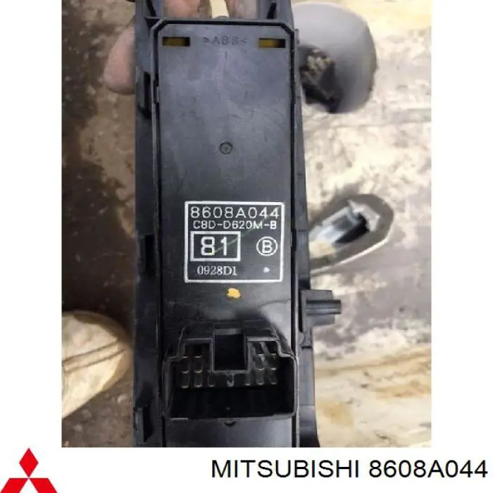 8608A044 Mitsubishi unidade de botões dianteira esquerda de controlo de elevador de vidro