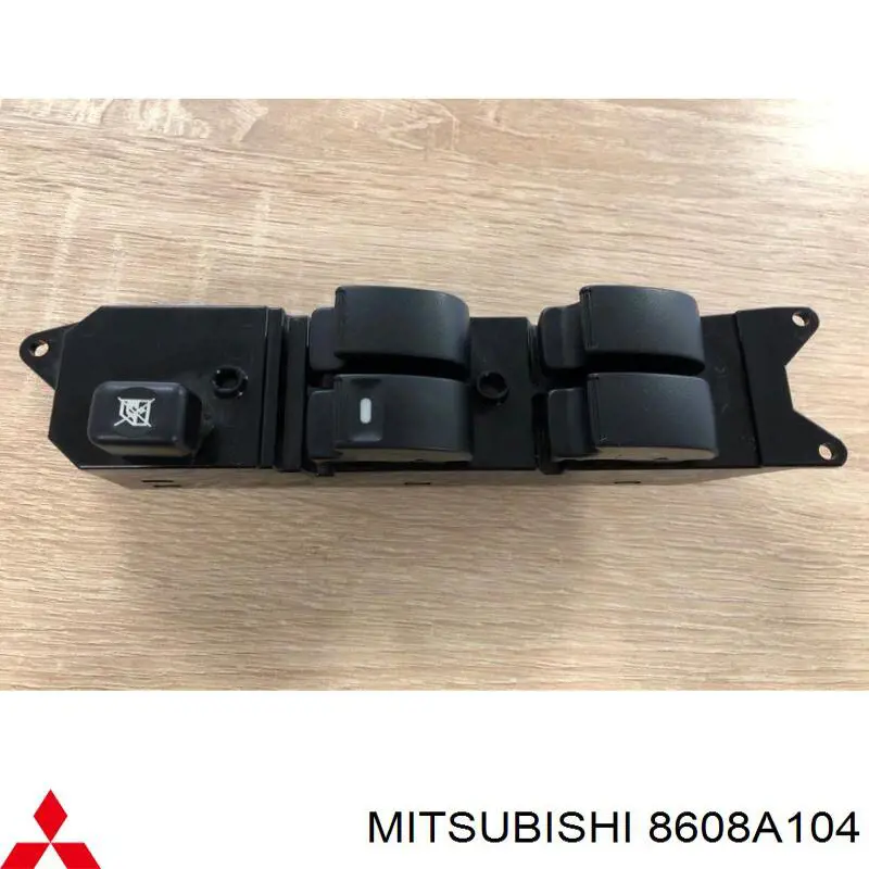 Unidade de botões dianteira esquerda de controlo de elevador de vidro para Mitsubishi Outlander (CU)