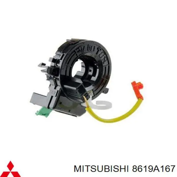 8619A167 Mitsubishi anel airbag de contato, cabo plano do volante