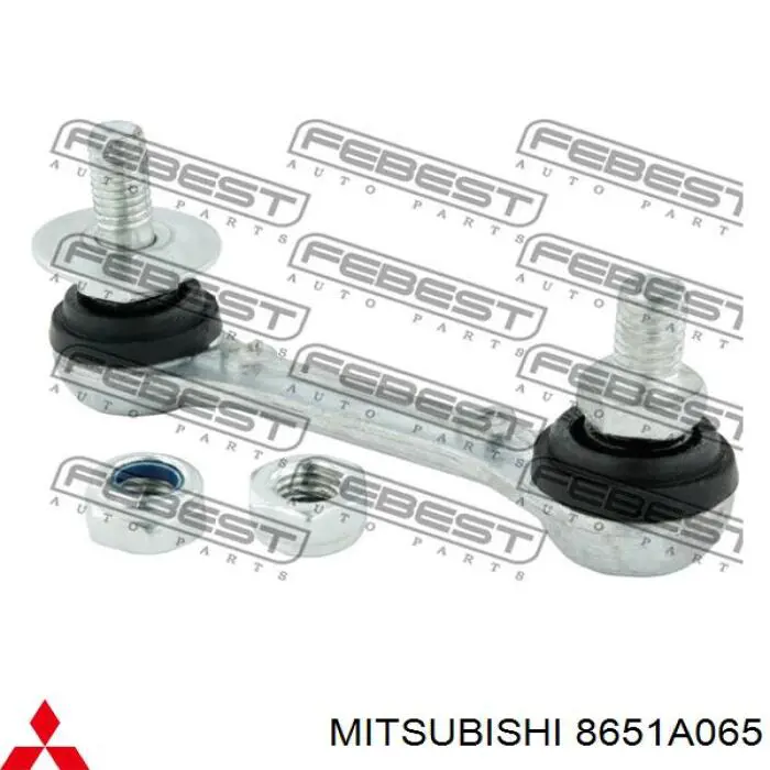 8651A065 Mitsubishi датчик уровня положения кузова задний