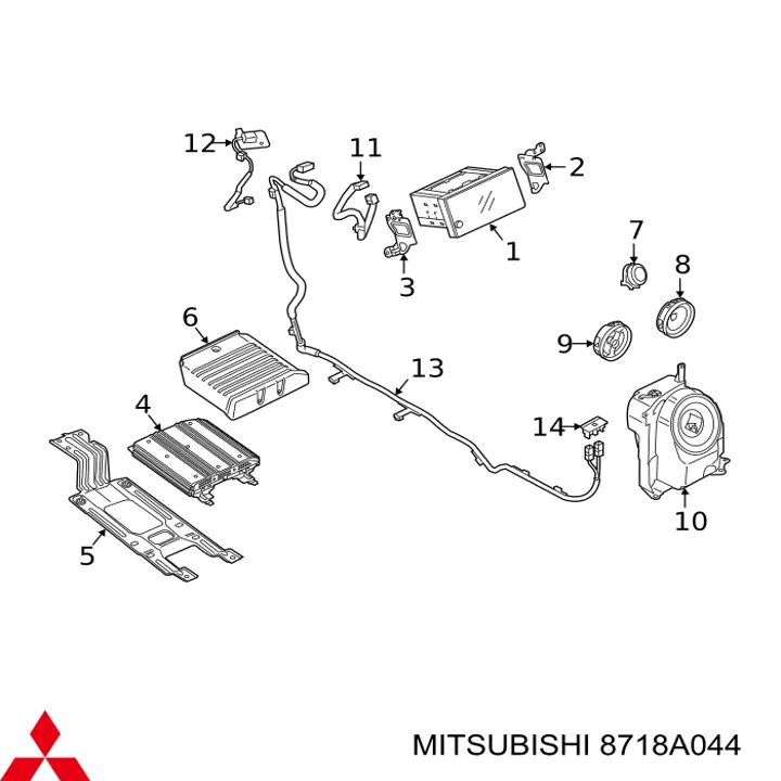  8718A044 Mitsubishi