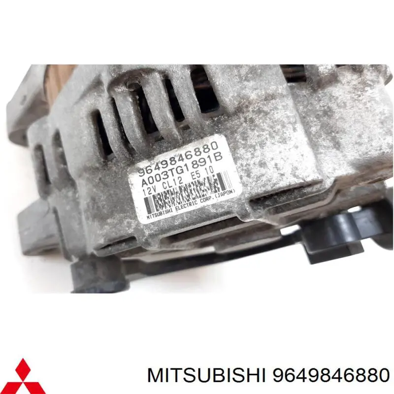 Генератор 9649846880 Mitsubishi