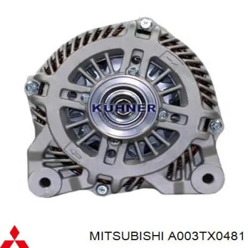 Генератор A003TX0481 Mitsubishi