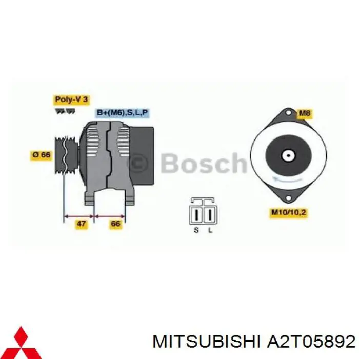 Автомобильный генератор Mazda F29018300 цена, от 144.42 USD