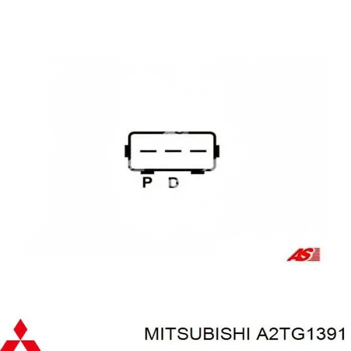 Генератор A2TG1391 Mitsubishi
