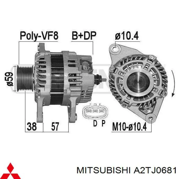Автомобильный генератор AS/Auto Storm A5121 цена, от 51.30 USD
