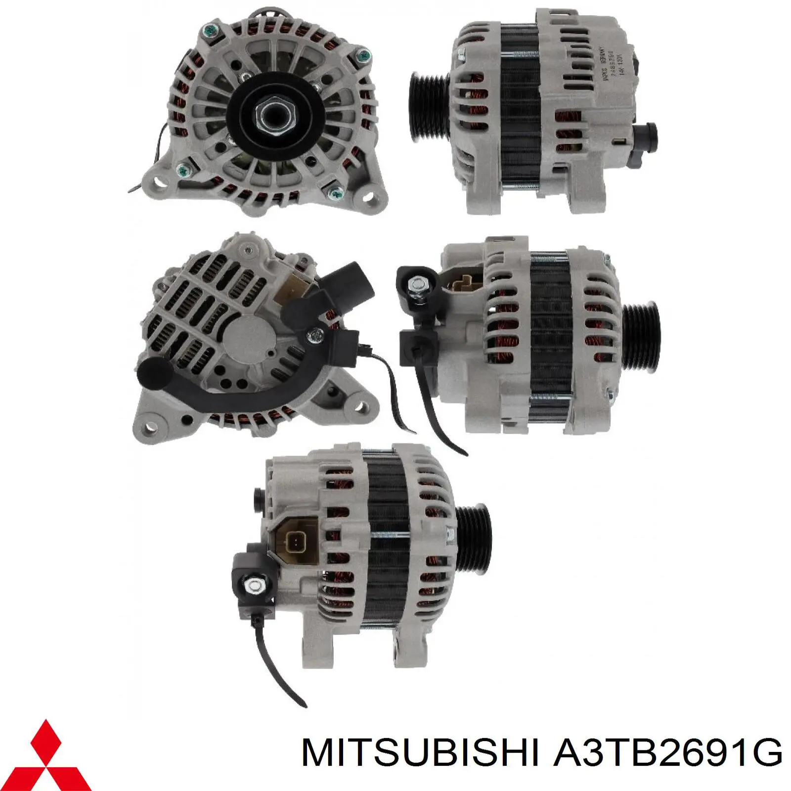 Автомобильный генератор Mitsubishi A3TB2691G цена, от 127.54 USD